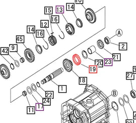 Mahindra Tractor Gear 20T 10441229000 Mahindra Direct Parts