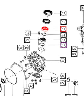 Mahindra Tractor Gear Case Bearing SP010107309 Mahindra Direct Parts