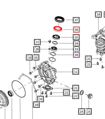 Mahindra Tractor Gear Case Bearing SP010107409 Mahindra Direct Parts