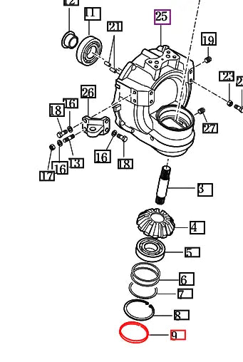 Mahindra Tractor Gear Case Cap 17994410151 Mahindra Direct Parts