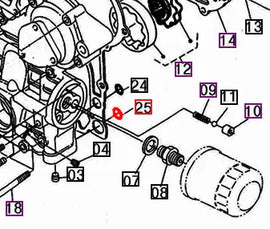 Mahindra Tractor Gear Case O-Ring 24311-000150 Mahindra Direct Parts
