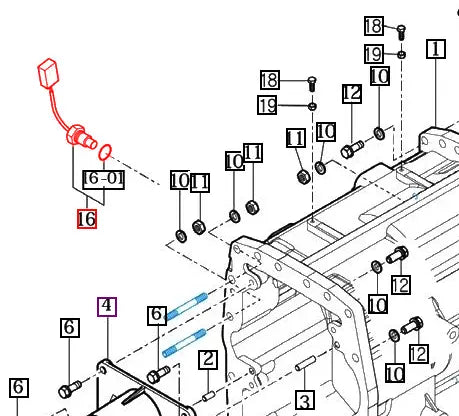 Mahindra Tractor Gear Tooth Sensor 19022275201 Mahindra Direct Parts