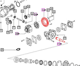Mahindra Tractor Gear and Pinion Set E006507350D92 Mahindra Direct Parts