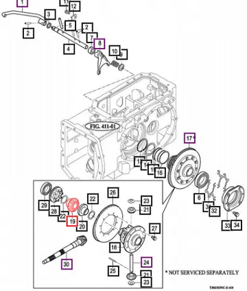 Mahindra Tractor Gear, Bevel 18T(Rh) 13003180060 Mahindra Direct Parts