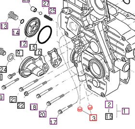 Mahindra Tractor Gearcase Plug E580096031 Mahindra Direct Parts