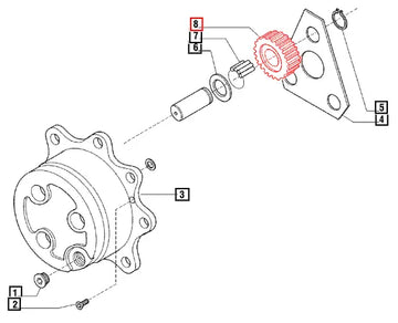 Mahindra Tractor Gearz=23 006500461C1 Mahindra Direct Parts