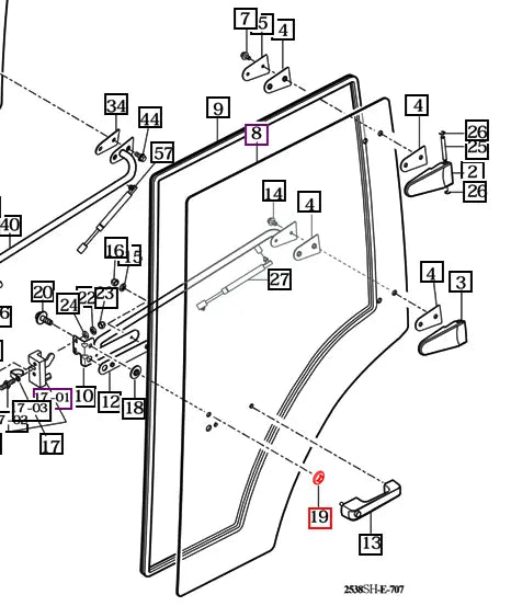 Mahindra Tractor Glass Nut 14527042500 Mahindra Direct Parts