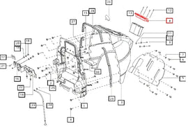 Mahindra Tractor Glovebox Lid 007505246D91 Mahindra