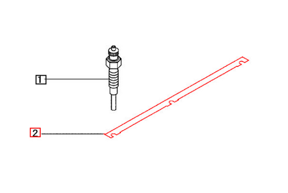 Mahindra Tractor Glow Plug Rail Connector Bar 31B6604100 Mahindra