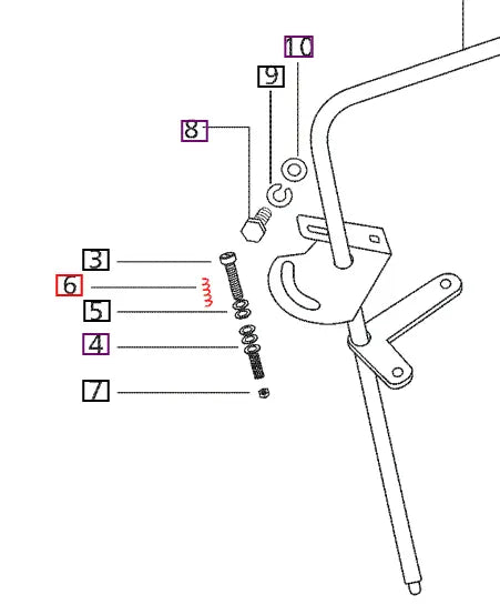 Mahindra Tractor Governor Control Spring 003047323R1 Mahindra Direct Parts