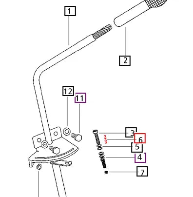 Mahindra Tractor Governor Control Spring 003047323R1 Mahindra Direct Parts
