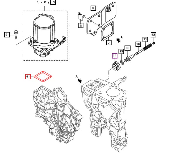 Mahindra Tractor Governor Gasket 006054272K01 Mahindra Direct Parts