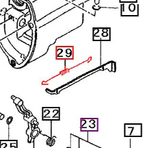 Mahindra Tractor Governor Tie Rod Spring 31B6300500 Mahindra Direct Parts