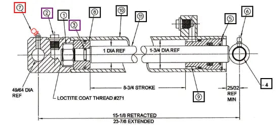 Mahindra Tractor Grease Fitting, 1/4-28 Self Tapping X 45 Deg AME014521 Mahindra Direct Parts
