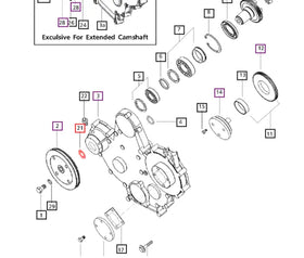 Mahindra Tractor Grease Seal Front Cover 006000876F1 Mahindra