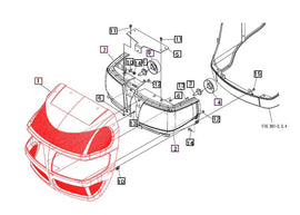 Mahindra Tractor Grill 10561131001 Mahindra Direct Parts
