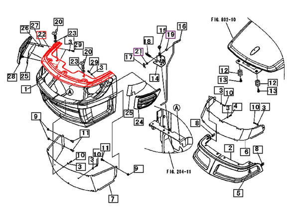 Mahindra Tractor Grill Cushion 10462608001 Mahindra Direct Parts
