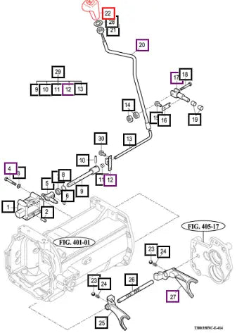 Mahindra Tractor Grip Comp, Main Shifter 13212810071 Mahindra Direct Parts