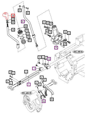 Mahindra Tractor Grip Main 14522810071 Mahindra Direct Parts