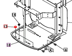 Mahindra Tractor Grommet 00401001200