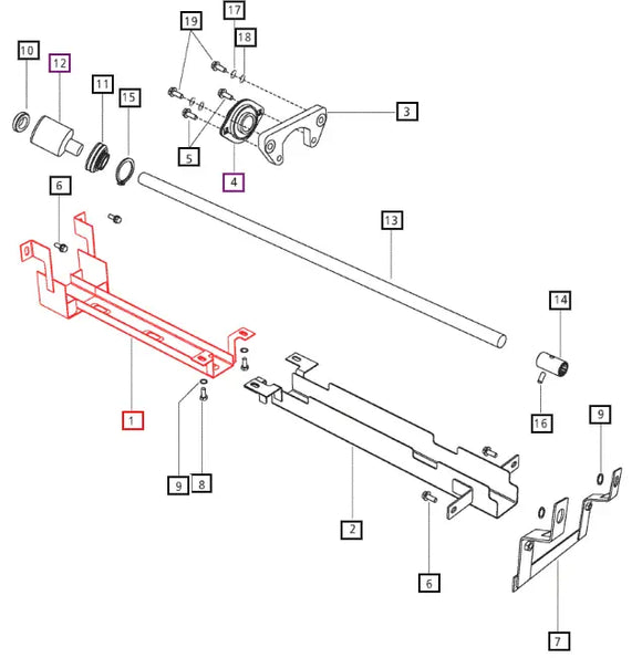 Mahindra Tractor Guard - Propeller Shaft Axle End E007603370D11 Mahindra Direct Parts