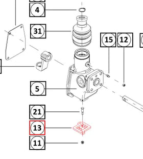 Mahindra Tractor Guide Plate - Speed Shifter 006511063U1 Mahindra Direct Parts