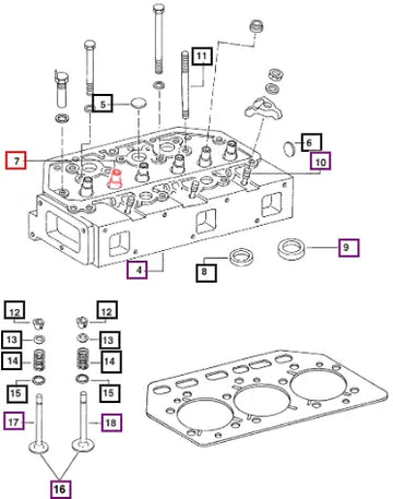 Mahindra Tractor Guide Valve 005551140R1 Mahindra Direct Parts