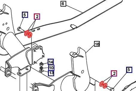 Mahindra Tractor HARDENED Flatwasher 9/16'' KMW05402012 Mahindra