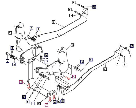 Mahindra Tractor HEX Head Cap Screw -13 x 1.5 KMW05452106 Mahindra