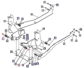 Mahindra Tractor HEX Head Cap Screw 14-2 x 60 Gr. 10.9 KMW05692152 Mahindra