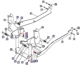 Mahindra Tractor HEX Nut, 1/2'' KMW05552004 Mahindra