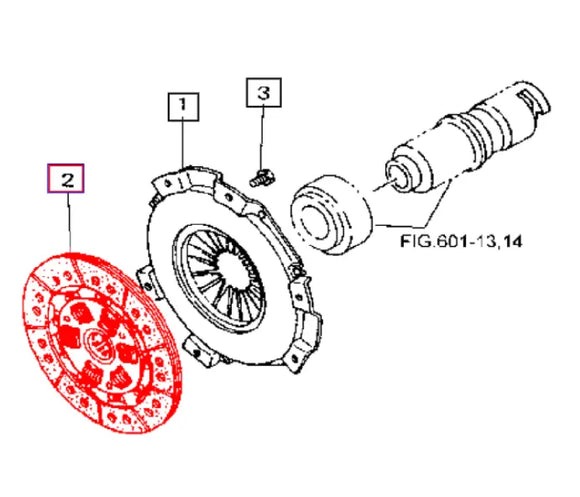 Mahindra Tractor HST Clutch Disk 19641112000 Mahindra
