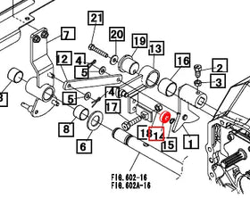 Mahindra Tractor HST Control Bearing 07500560004 Mahindra Direct Parts