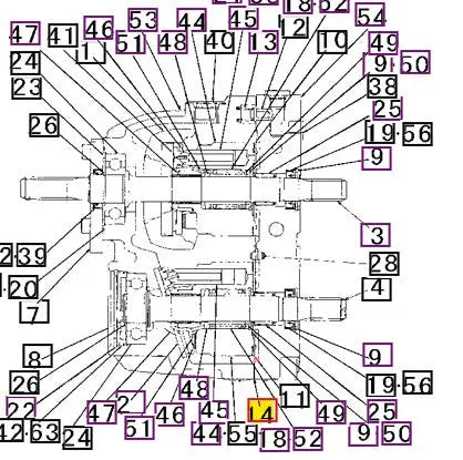 Mahindra Tractor HST Gasket 19571301280 Mahindra