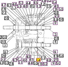 Mahindra Tractor HST Gasket 19571301280 Mahindra