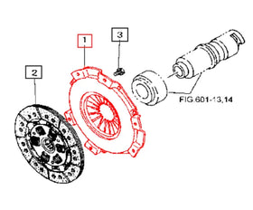 Mahindra Tractor HST Pressure Plate 19641111000 Mahindra