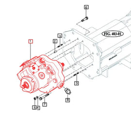 Mahindra Tractor HST Transmission Unit 15532302000 Mahindra Direct Parts