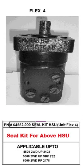 Mahindra Tractor HSU Unit Seal Kit 64552-000 Mahindra Direct Parts