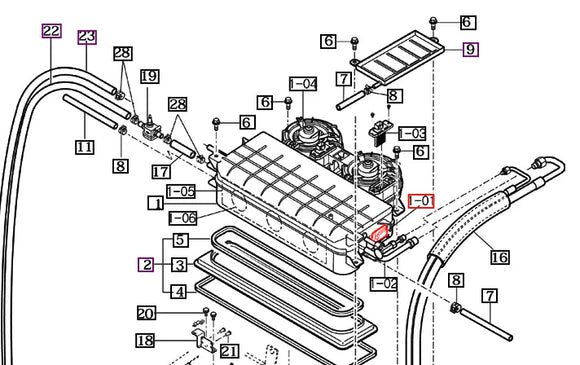 Mahindra Tractor HVAC Air Conditioning / Heat Thermostat Assembly 14528304000 Mahindra