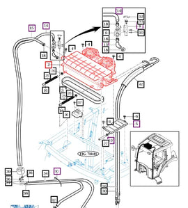 Mahindra Tractor HVAC Assembly 12427082411 Mahindra Direct Parts