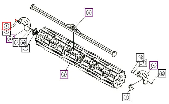 Mahindra Tractor Half Pass Bolt - M14 X 50 TM10003961 Mahindra Direct Parts