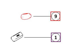 Mahindra Tractor Hand Accelerator Lever Knob 007652804N91K2 Mahindra Direct Parts