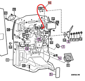 Mahindra Tractor Hand Throttle Cable 12621162200 Mahindra Direct Parts