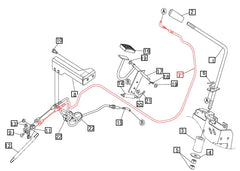 Mahindra Tractor Hand Throttle Cable 19457517000