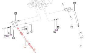 Mahindra Tractor Hand Throttle Cable E007605659D91 Mahindra Direct Parts