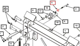 Mahindra Tractor Hardened Flat Washer 5/16 KMW05402034 Mahindra Direct Parts