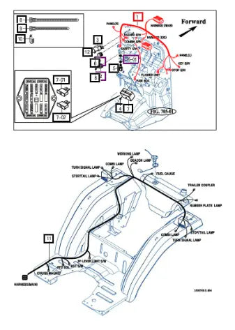 Mahindra Tractor Harness Assy , Main 12386683005 Mahindra Direct Parts