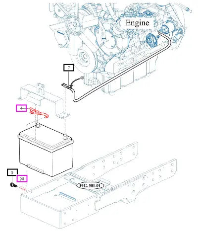 Mahindra Tractor Harness Assy, Earth 12396802301 Mahindra Direct Parts
