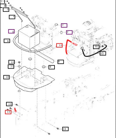 Mahindra Tractor Harness Assy, Earth 13156684202 Mahindra Direct Parts