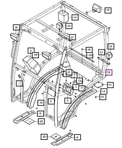 Mahindra Tractor Harness Assy, Main 11107038040 Mahindra Direct Parts